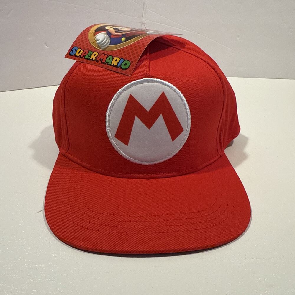 Nintendo Super Mario Red Cosplay Snapback Hat Cap Official Cappy New with Tags